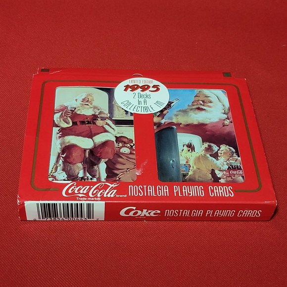 Coca Cola Nostalgia Playing Cards 2 Decks in a Collectible Tin Limited Edition 1 - Picture 11 of 11
